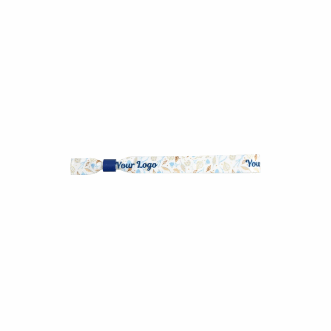 Werbeartikel Armband Express rPET – pms wunschfarbe – mit Logodruck 100% recyceltes Material nachhaltiges Event-Accessoire für CSR-Events