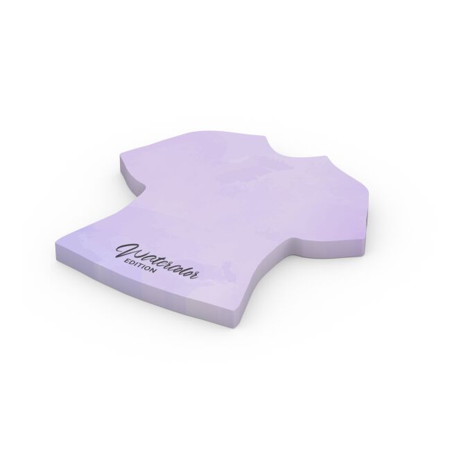 Firmengeschenk Haftnotizblock Form 72x72mm – weiß – mit individuellem Werbedruck 50 Blatt 100% Recyclingpapier nachhaltiges Büro-Set