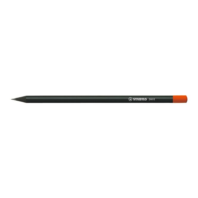 Streuartikel Grafitstift STABILO – schwarz – mit Logo bedruckt für den Büroalltag