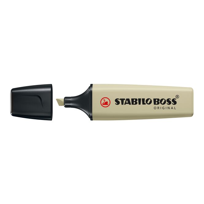 Werbegeschenk STABILO BOSS ORIGINAL NatureCOLORS Textmarker – dunkelgrün – mit Logo bedruckbar für den Büroalltag