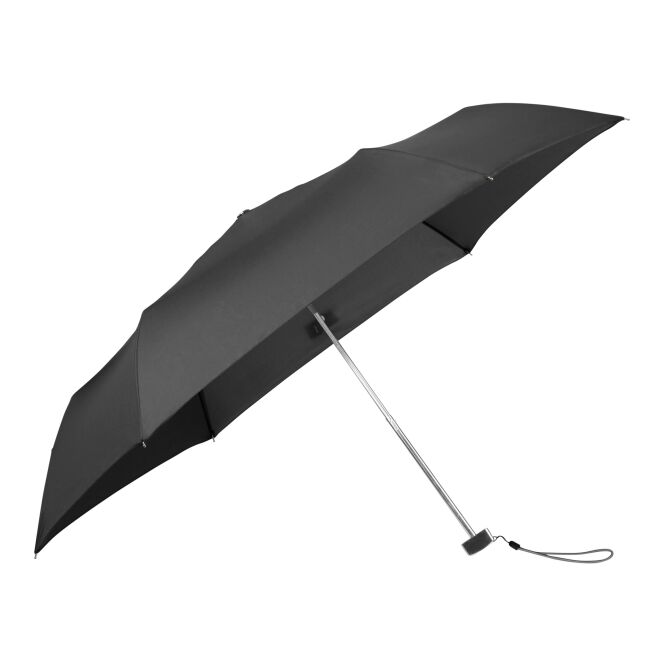 Firmengeschenk Taschenschirm Samsonite Rain Pro – schwarz – mit Logodruck, automatischer Öffnung, kompakter Wetter-Schutz
