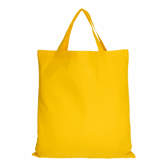 Werbeartikel Baumwolltasche TEXXILLA CLASSIC – neongelb – mit Logodruck 140g/m² robuste Tragetasche für Messen & Events