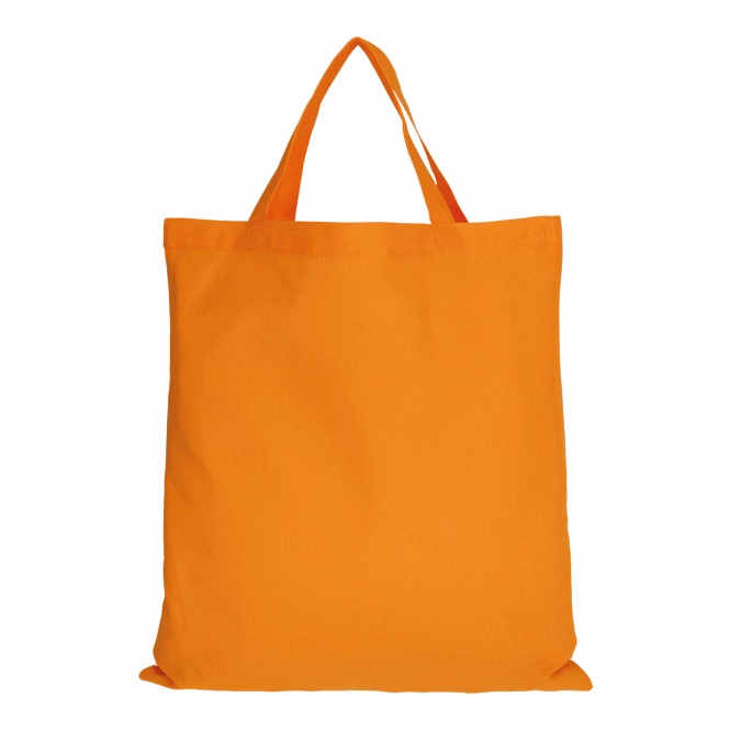 Werbeartikel Baumwolltasche TEXXILLA CLASSIC – orange – mit Logodruck 140g/m² Öko-Tex Stoffbeutel für den Firmenauftritt