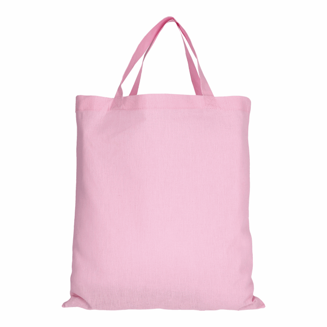 Werbeartikel Baumwolltasche TEXXILLA CLASSIC – rosa – mit Logodruck, 140 g/m², strapazierfähige Stofftasche für Messen & Events
