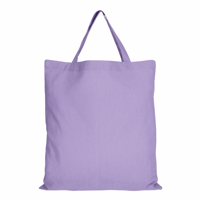 Firmengeschenk Baumwolltasche TEXXILLA CLASSIC – violett – mit Logodruck 140g/m² 35cm Henkel nachhaltiger Einkaufsbeutel