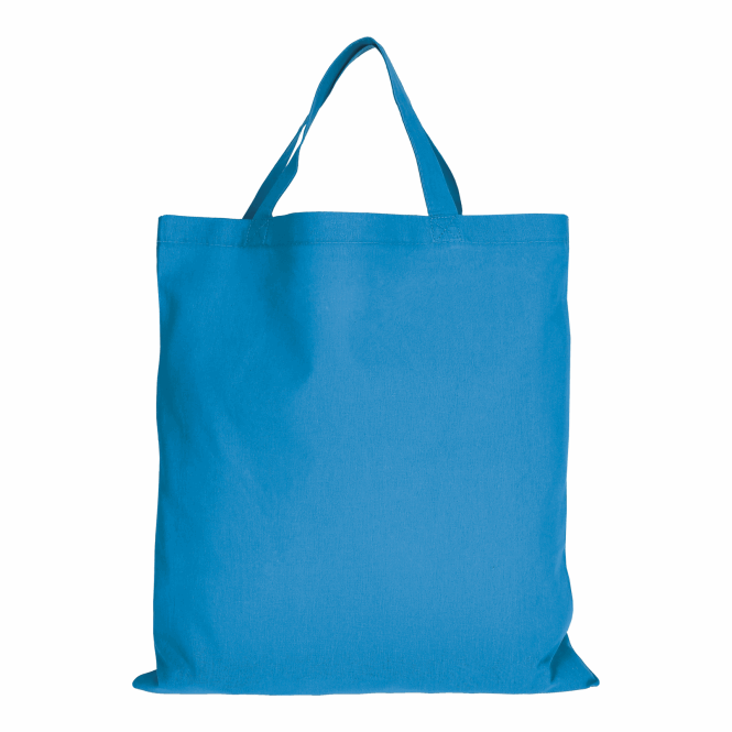 Werbeartikel Baumwolltasche TEXXILLA CLASSIC – hellblau – mit Logodruck 140 g/m² robuster Stoffbeutel ideal für Firmenauftritte
