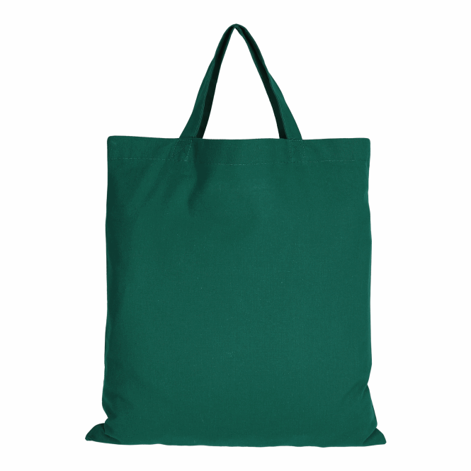 Firmengeschenk Baumwolltasche TEXXILLA CLASSIC – dunkelgrün – mit Logodruck, 140g/qm, OEKO-TEX, robuster Stoffbeutel
