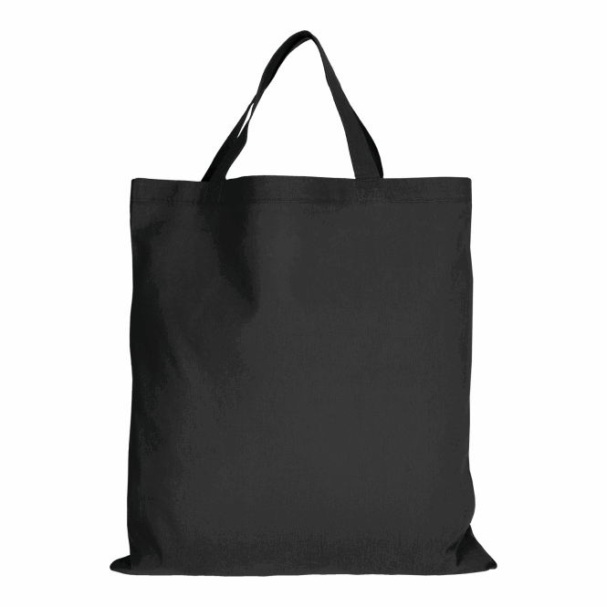 Werbeartikel Baumwolltasche TEXXILLA CLASSIC – schwarz – mit Logodruck 140 g/m² Stoffbeutel idealer Streuartikel für Messen