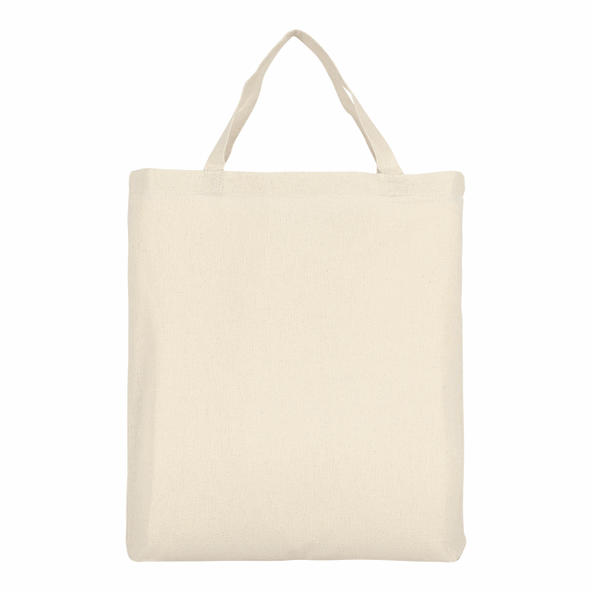 Werbeartikel Baumwolltasche TEXXILLA CLASSIC – beige – mit Logodruck 140 g/m² mit Bodenfalte nachhaltiger Stoffbeutel Messen