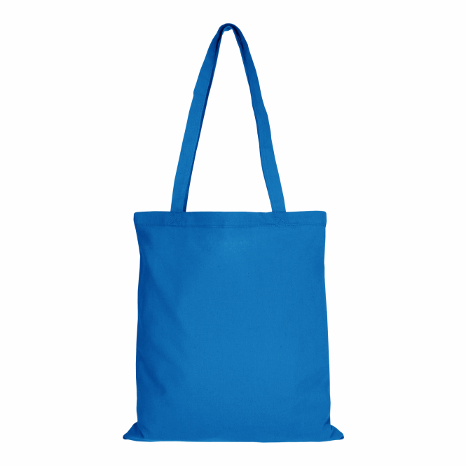 Firmengeschenk Baumwolltasche TEXXILLA CLASSIC – hellblau – mit Logodruck 140 g/m² robuster Stoffbeutel für Messen & Events
