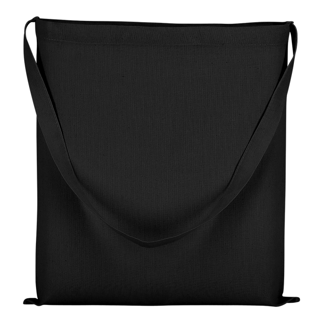 Werbeartikel Baumwolltasche TEXXILLA CLASSIC – schwarz – mit Logodruck, 140 g/m², OEKO-TEX zertifizierte Tragetasche für Messen