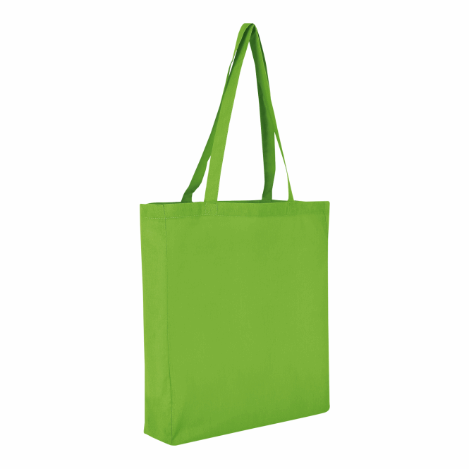 Werbeartikel Baumwolltasche TEXXILLA CLASSIC – hellgrün – mit Logodruck 140g/m² strapazierfähige Stofftasche für Messen & Events