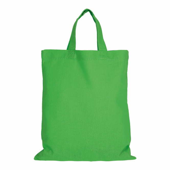 Werbeartikel Baumwolltasche TEXXILLA Midi – grün – mit Logodruck, OEKO-TEX® zertifiziert, 140 g/m² – Stoffbeutel für Messen