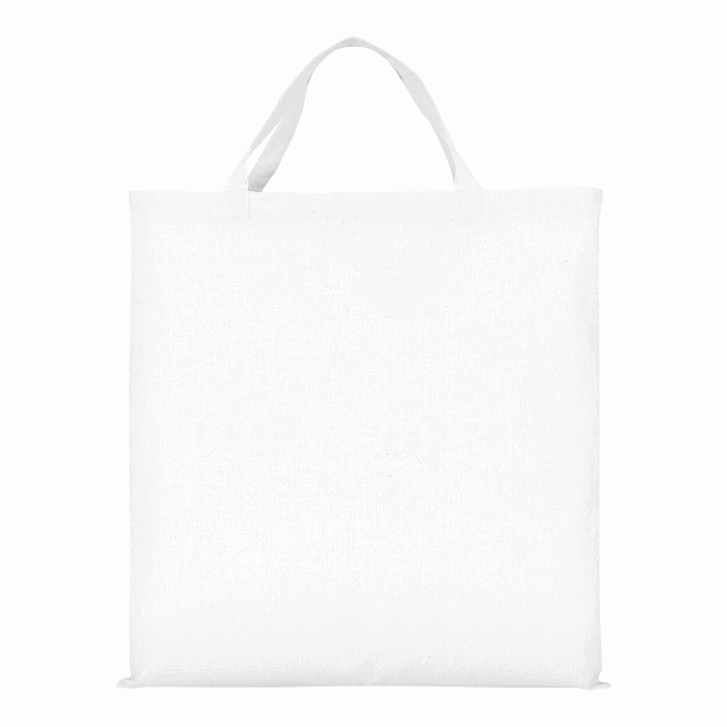 Firmengeschenk Baumwolltasche Texxilla – weiss – mit Logodruck 140g/m² und 40cm Henkel nachhaltiger Stoffbeutel für Messen