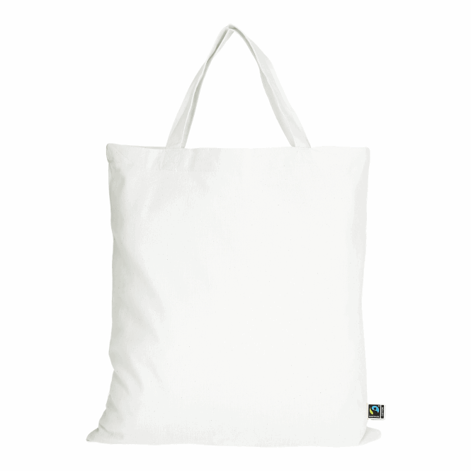 Werbeartikel Baumwolltasche TEXXILLA – weiss – mit Logodruck 140 g/m² 38x42cm nachhaltiger Stoffbeutel für Messen & Events
