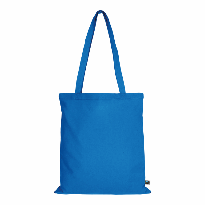 Mitarbeitergeschenk Baumwolltasche TEXXILLA – hellblau – mit Logodruck 140 g/m² 38x42cm nachhaltiger Stoffbeutel für Firmen-Events