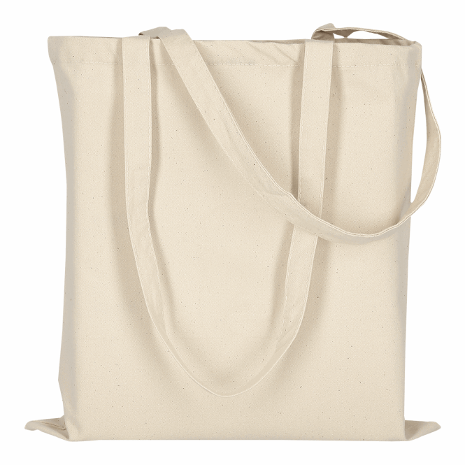 Werbeartikel Canvas-Tasche TEXXILLA – beige – mit Logo bedruckt 38x42cm aus 340g/m² Baumwolle stabiler Baumwollbeutel