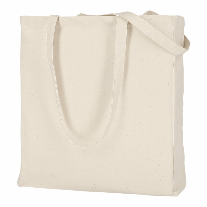 Werbeartikel Baumwolltasche TEXXILLA CLASSIC – beige – mit Logodruck 38x42cm robuste Canvas-Stofftasche für Firmenauftritt