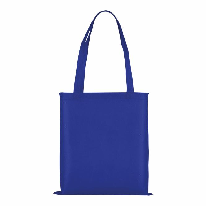 Firmengeschenk Einkaufstasche TEXXILLA Classic – königsblau – mit Logodruck, 70cm Henkel, robuster Shopper für Messen & Events