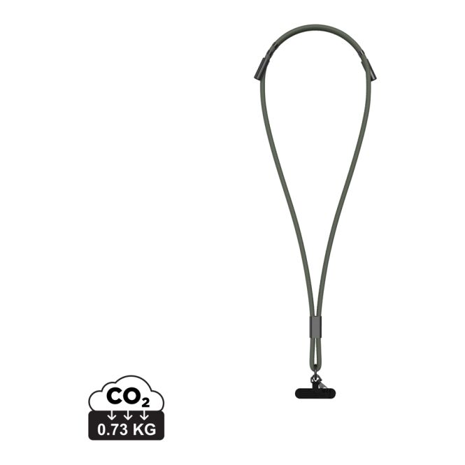 Streuartikel VINGA Baltimore Ladekabel – grün – mit Logo bedruckt 60W USB-C 160cm nachhaltig für Technik-Messen und den Büroalltag