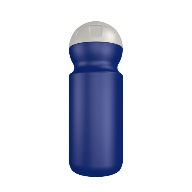 Werbeartikel Sportflasche Bulb B1 – mittelblau – mit Logo bedruckt 500 ml BPA-frei für Sportevents & Turniere