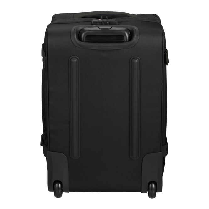 Mitarbeitergeschenk Reisetasche Samsonite Urban Track – schwarz – mit Logodruck aus 28 recycelten PET-Flaschen nachhaltige Gepäcktasche