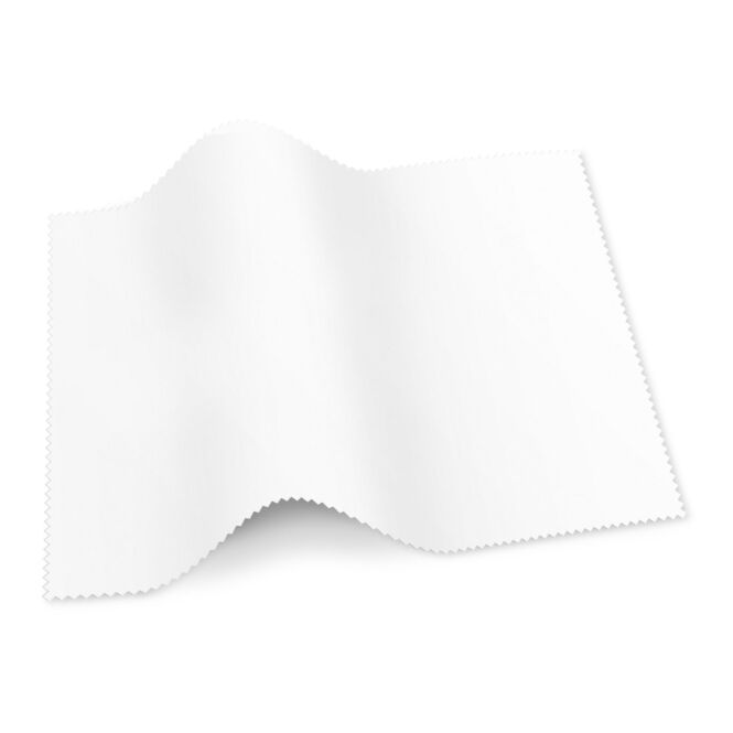 Firmengeschenk Brillentuch POLYCLEAN – weiß – mit Logo bedruckt 100% P-9000 rPET 250g/m2 Made in Germany nachhaltiges Reinigungstuch