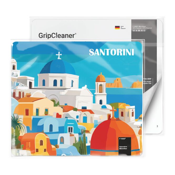 Streuartikel GripCleaner 4in1 Mousepad – bunt – mit Logo bedruckt für IT-Messen und als Displayschutz für die Büroausstattung