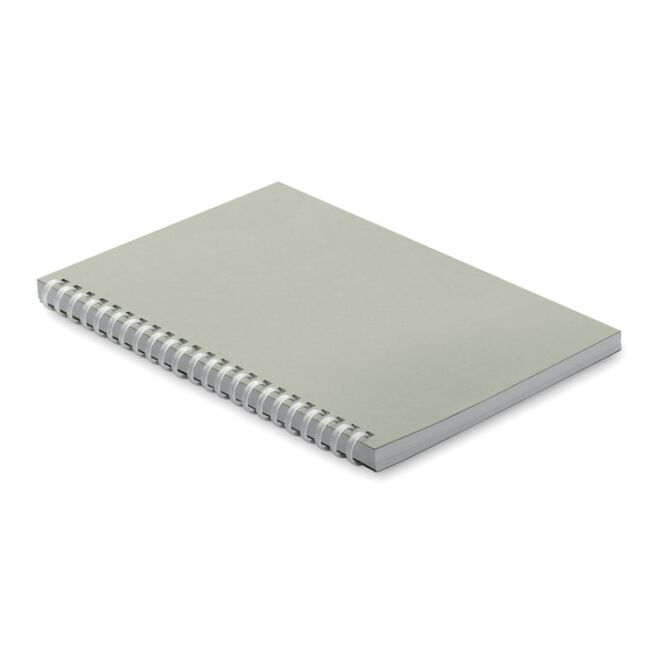Firmengeschenk Notizbuch Karton – natur – mit individuellem Werbedruck 160 Seiten Recyclingpapier DIN A5 nachhaltiges Journal