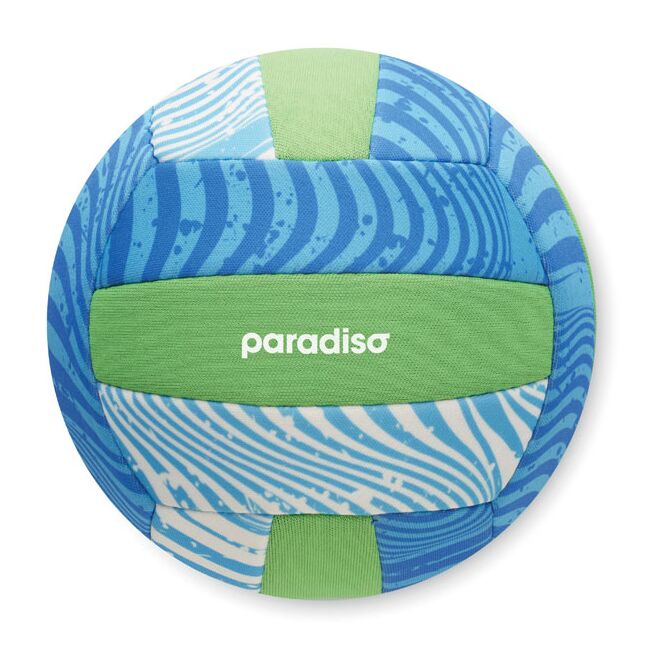 Werbeartikel Strandball Neopren 16cm – bunt – mit Logo bedruckt für Messen & Promotion