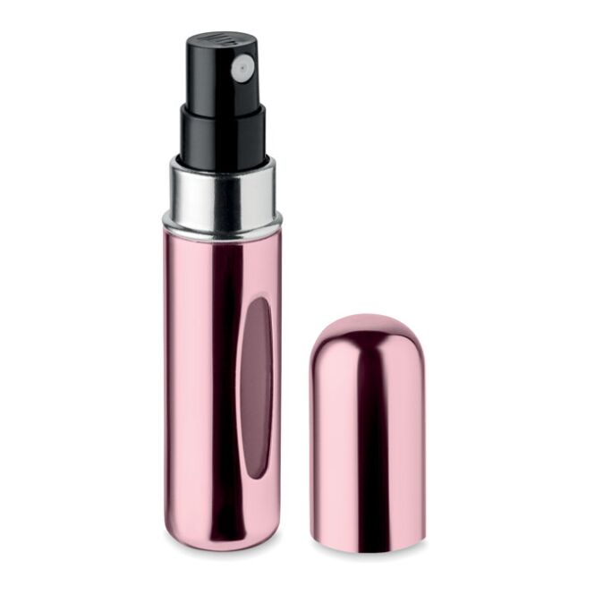 Werbeartikel Parfümzerstäuber 5ml – pink – mit Logo bedruckt für Messen & Promotion