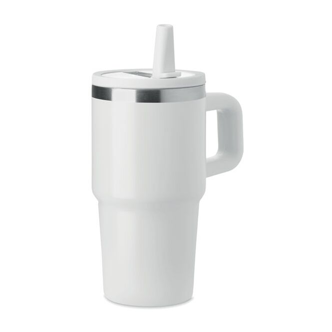 Firmengeschenk Thermobecher allbranded – weiss – mit Logodruck 500 ml nachhaltig für das Mitarbeiter-Onboarding