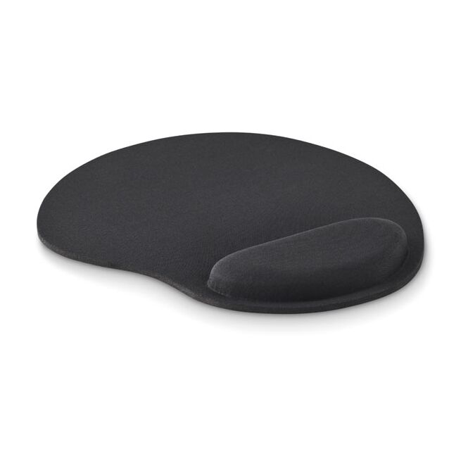 Werbeartikel Mousepad EVA – schwarz – mit Logo bedruckt für das Büro