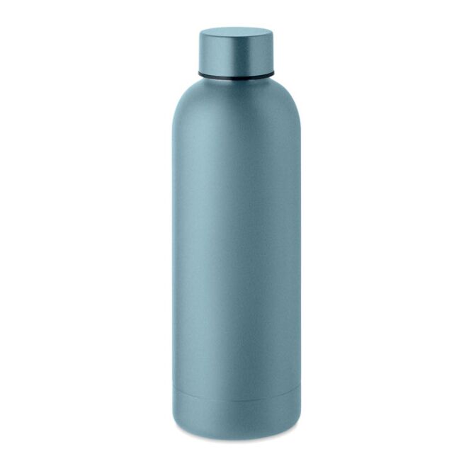 Werbeartikel Trinkflasche MO6750 – himmelblau – mit Logodruck 500 ml nachhaltiger Edelstahl vakuumisoliert auslaufsicher für Events
