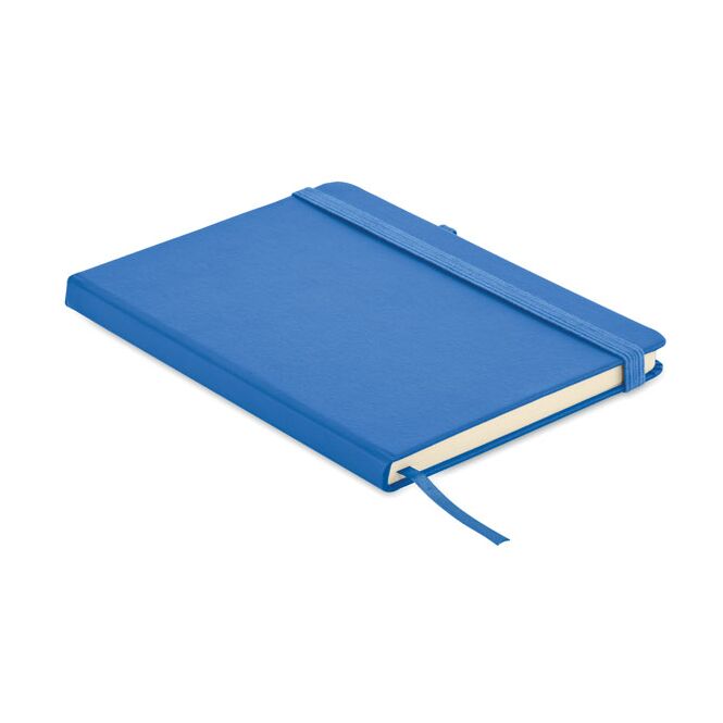 Firmengeschenk Notizbuch MO6835 – königsblau – mit Werbedruck A5 192 Seiten 100% Recyclingpapier nachhaltiges Journal für CSR