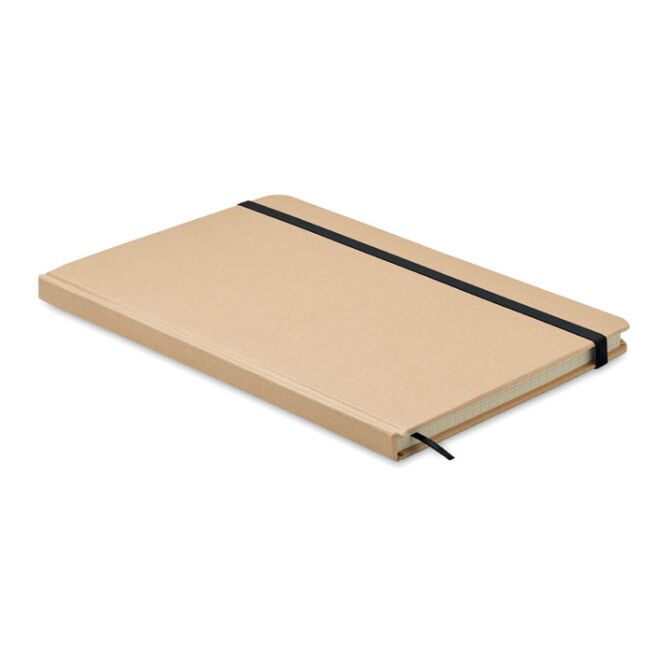 Mitarbeitergeschenk Notizbuch DIN A5 – schwarz – mit individuellem Werbedruck 80 Blatt Recyclingpapier Hardcover nachhaltiges Journal