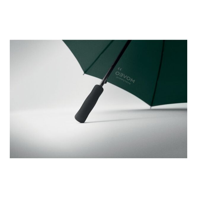 Werbeartikel Automatikschirm 27'' – grün – mit individuellem Logodruck Öffnungs-Automatik Ø 68,5 cm für herbstliche Promotion-Aktionen