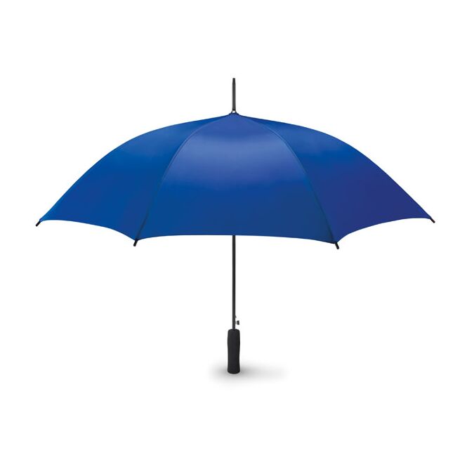 Werbeartikel Automatikschirm 23 Zoll – königsblau – mit individuellem Logodruck Öffnungs-Automatik Ø 103 cm für herbstliche Promotion-Aktionen