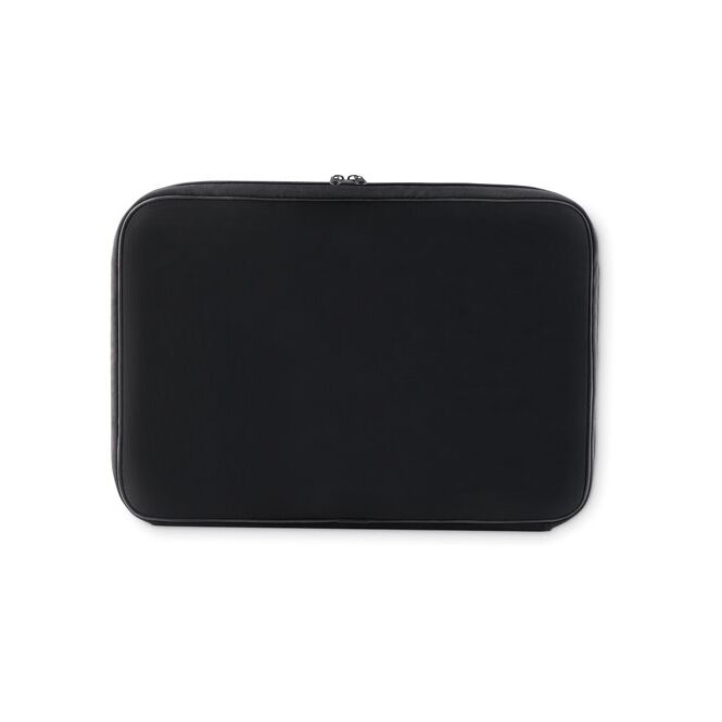 Mitarbeitergeschenk Laptoptasche 15 Zoll – schwarz – mit Logo bedruckt für die Büroausstattung