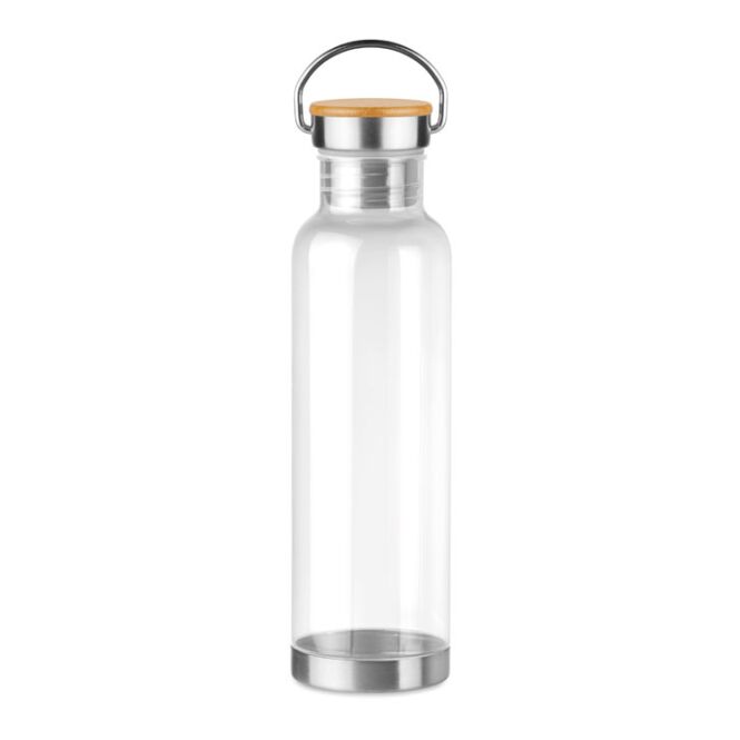 Werbeartikel Tritan Trinkflasche – transparent – mit Logo bedruckt 800 ml BPA-frei nachhaltig für Sportevents & Turniere