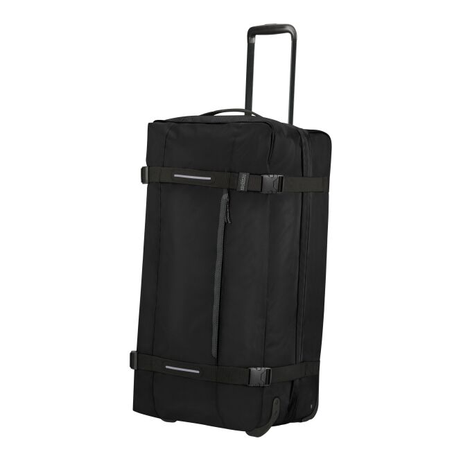 Firmengeschenk Reisetasche Samsonite Urban Track – schwarz – mit Logodruck, nachhaltig aus recyceltem PET, perfekt für Messen