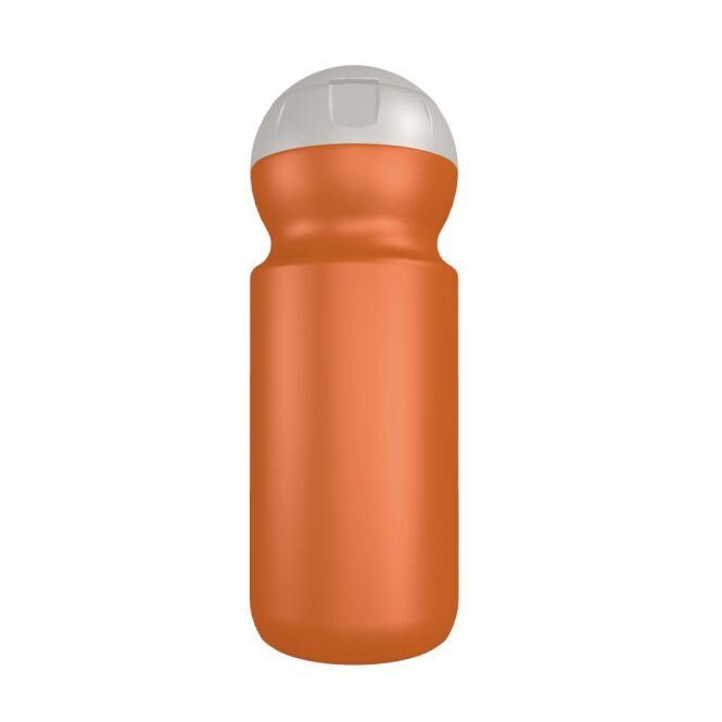 Sport-Werbemittel Trinkflasche Bulb B1 – orange – mit Logo bedruckt 500 ml Kunststoff für Sportevents & Turniere
