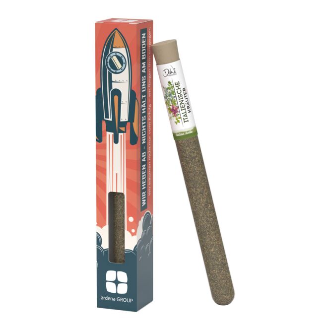 Streuartikel Promotion Stick S – mit gewürzen – mit bedrucktem Etikett für messen und events als aufmerksamkeit für neue kunden und partner