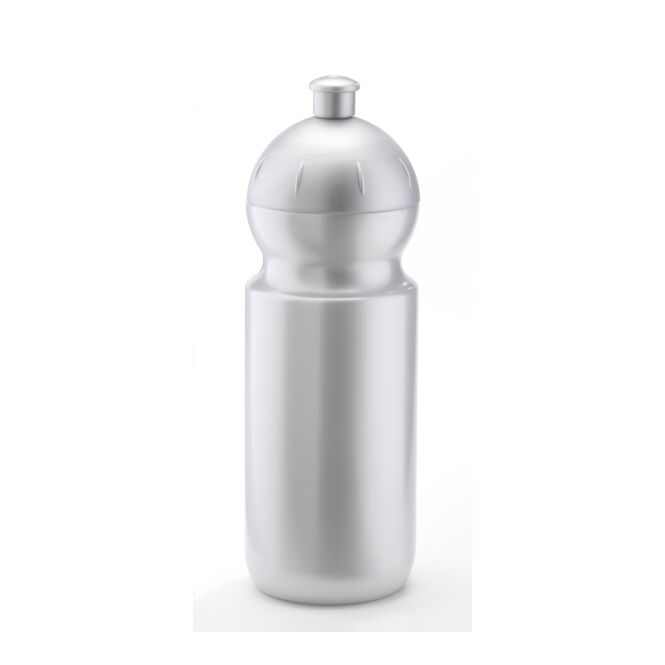 Werbeartikel Sportflasche Bulb B1 – hellgrau – mit Logo bedruckt 500 ml Kunststoff für Sportevents & Turniere