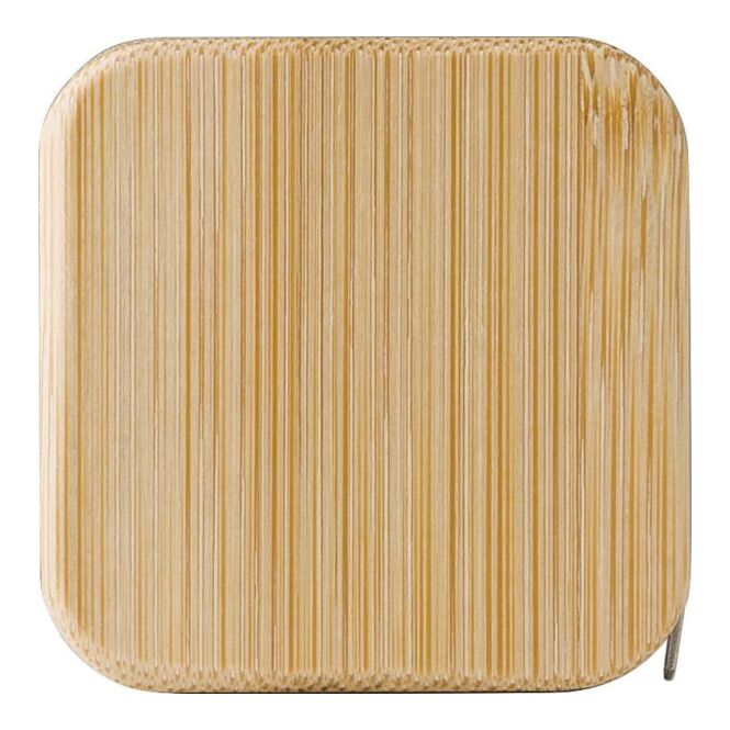 Werbeartikel Maßband Callum – braun – mit Logo bedruckt 1 Meter flexibles Rollmaßband ideal für Messen und Events