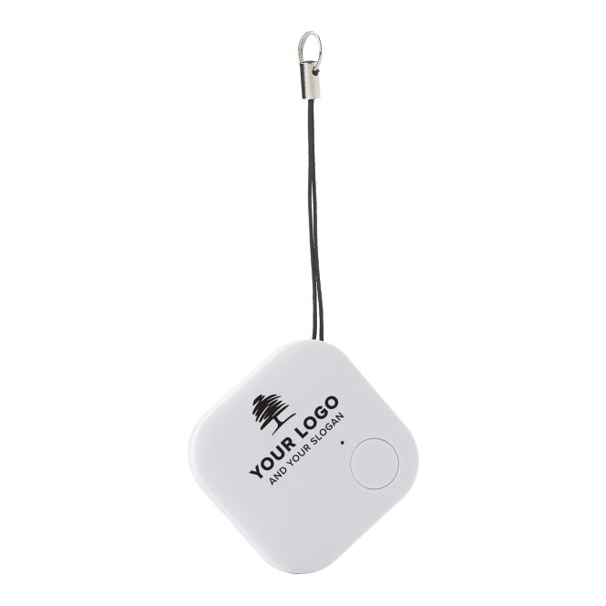 Werbeartikel BT GPS-Tracker Smart – schwarz – mit Logo bedruckt, Lokalisierung, Distanz-Alarm für den Büroalltag