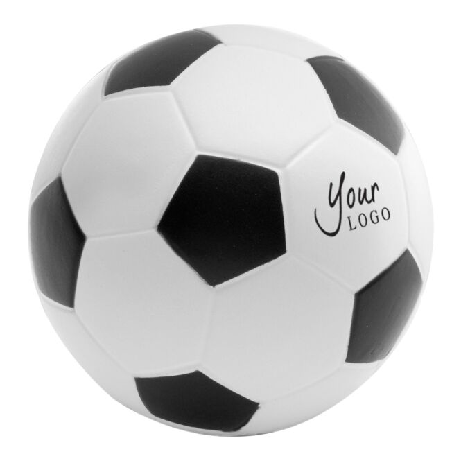 Werbeartikel Fussball Goal – schwarz/weiss – mit Logo bedruckt, ideal für WM 2026 Aktionen