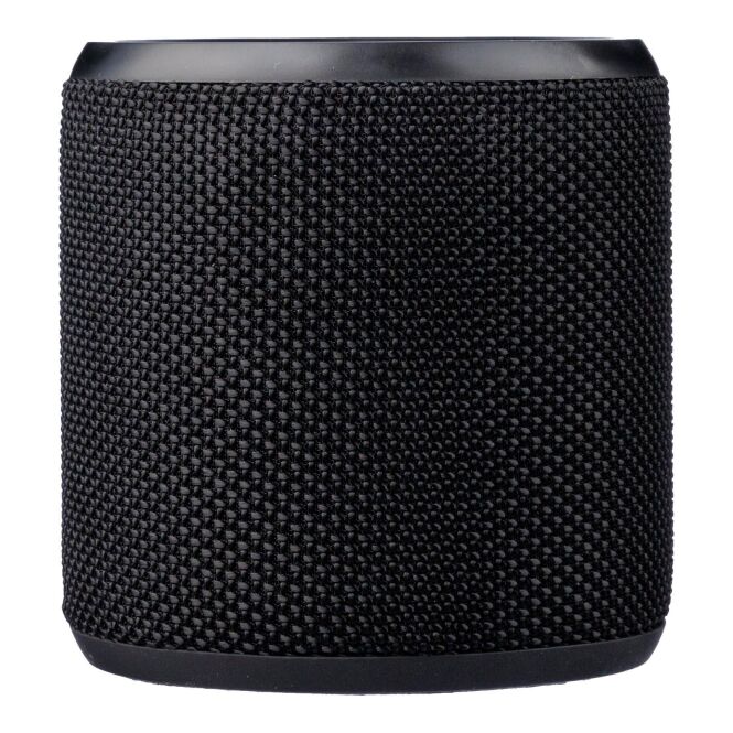 Kundengeschenk Bluetooth Lautsprecher Lloyd – schwarz – mit Logo bedruckt 10W 1.200mAh TWS nachhaltig für das Homeoffice