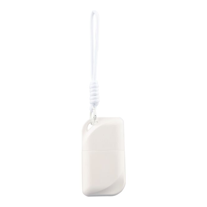 Werbeartikel Sonnenschutzlotion Eitan 50ml – weiss – mit bedrucktem Etikett für Outdoor-Events und Strand-Promotions