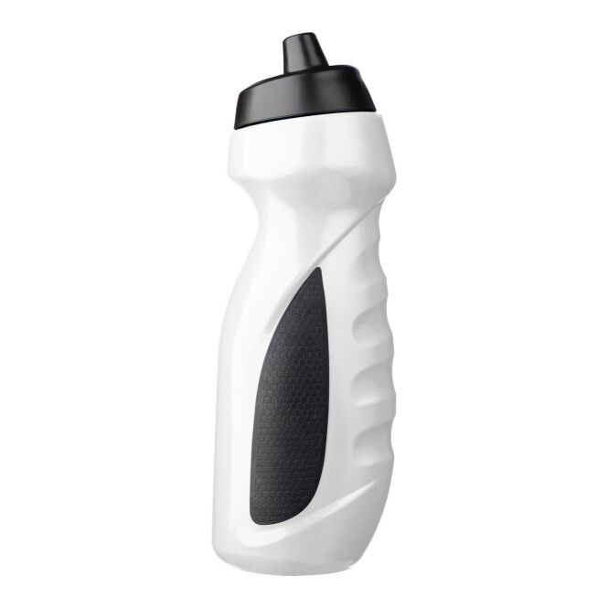 Werbeartikel Trinkflasche Gripo – weiss – mit Logo bedruckt 700 ml BPA-frei auslaufsicher für Sportevents & Turniere